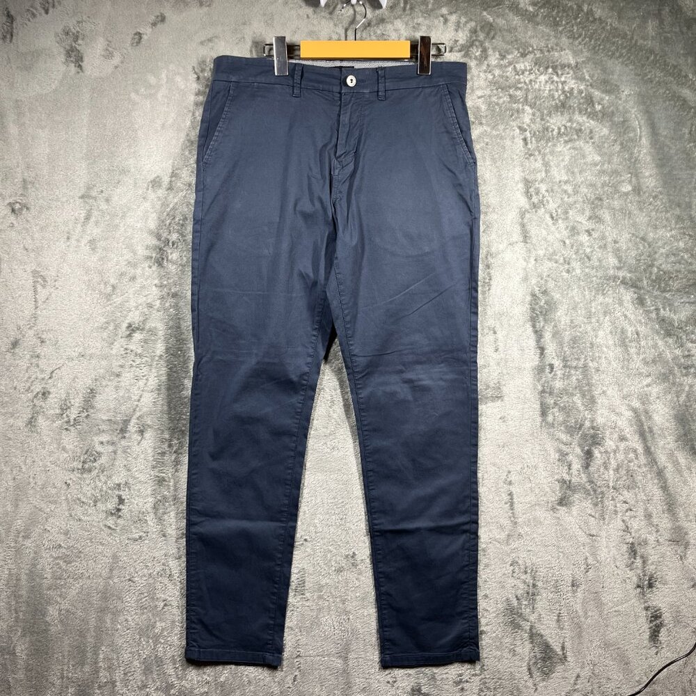 Pull & Bear Pants Mens Medium EU 40 Gorpcore Blue Streetwear Utility Comfort